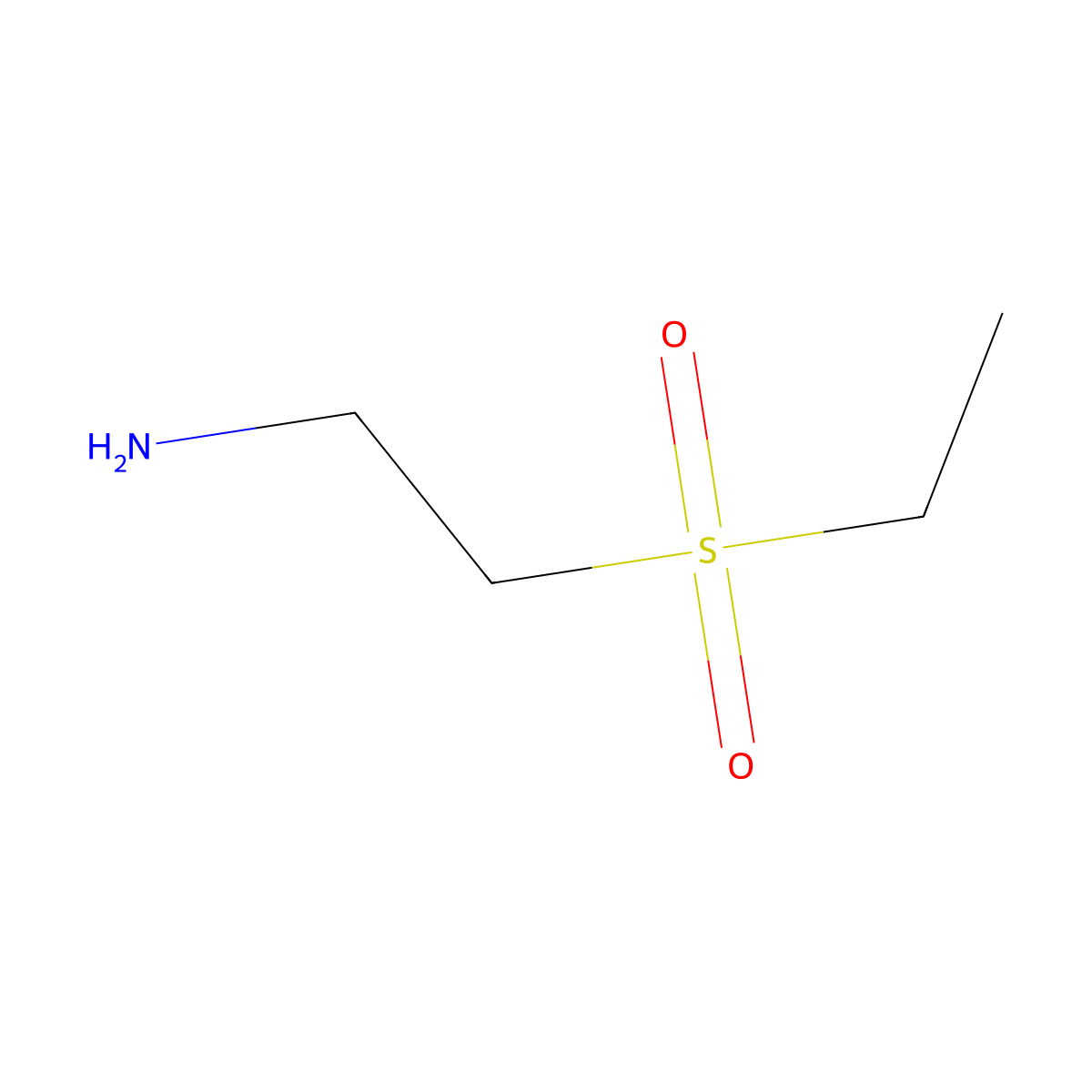 2-(Ethanesulfonyl)ethan-1-amine molecular structure, CAS 173336-82-8