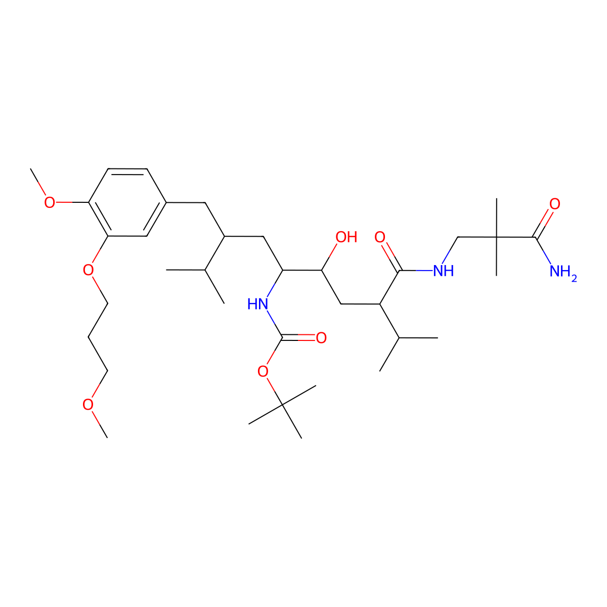 N-Boc Aliskiren molecular structure, CAS 173338-07-3