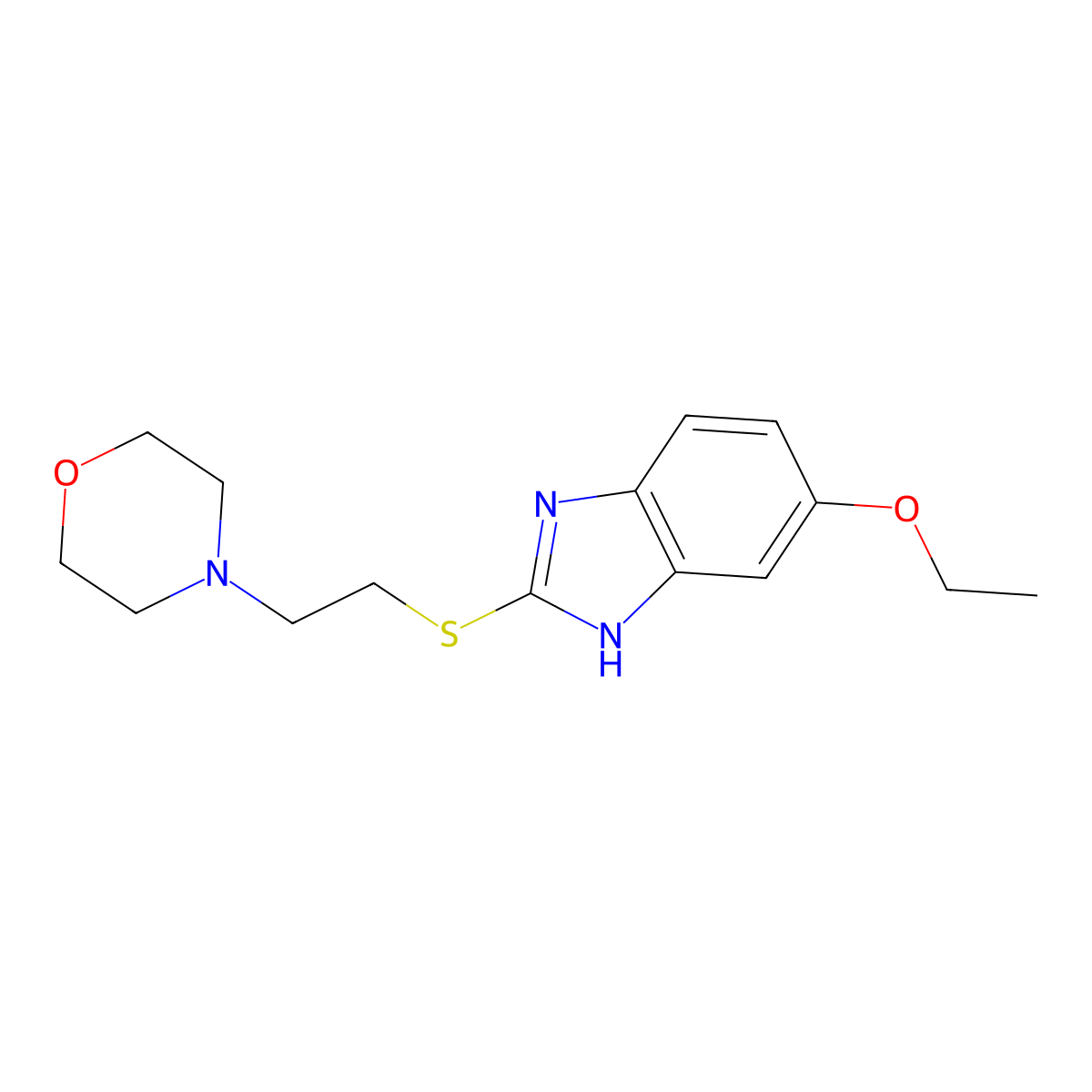 Fabomotizole molecular structure, CAS 173352-21-1