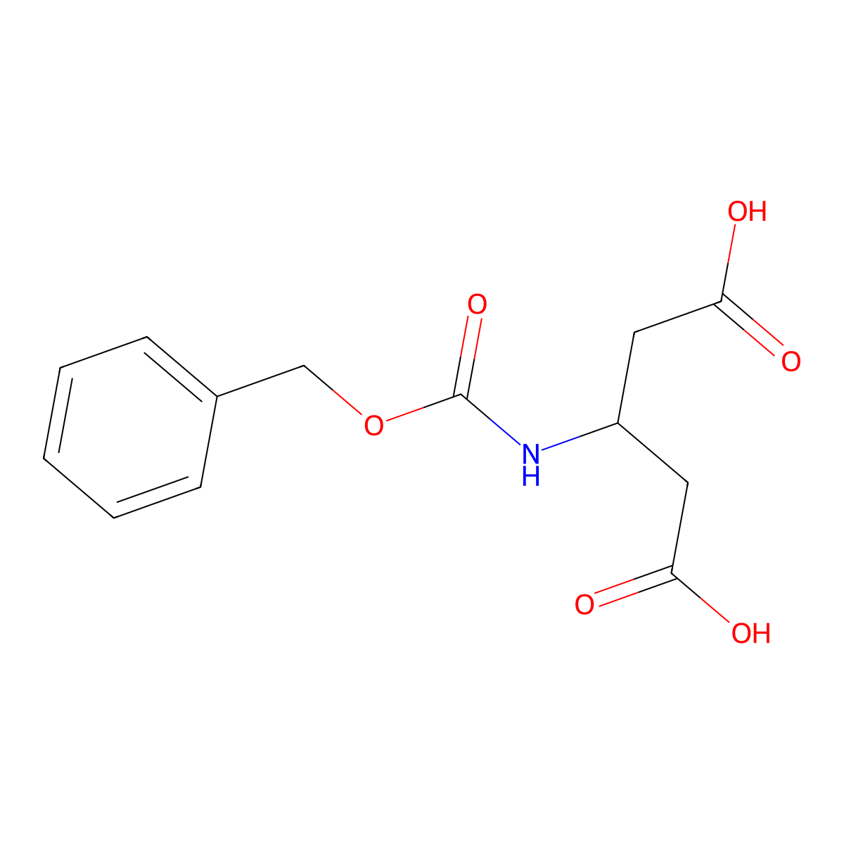 Benzyloxycarbonyl-3-aminoglutaric acid molecular structure, CAS 17336-01-5