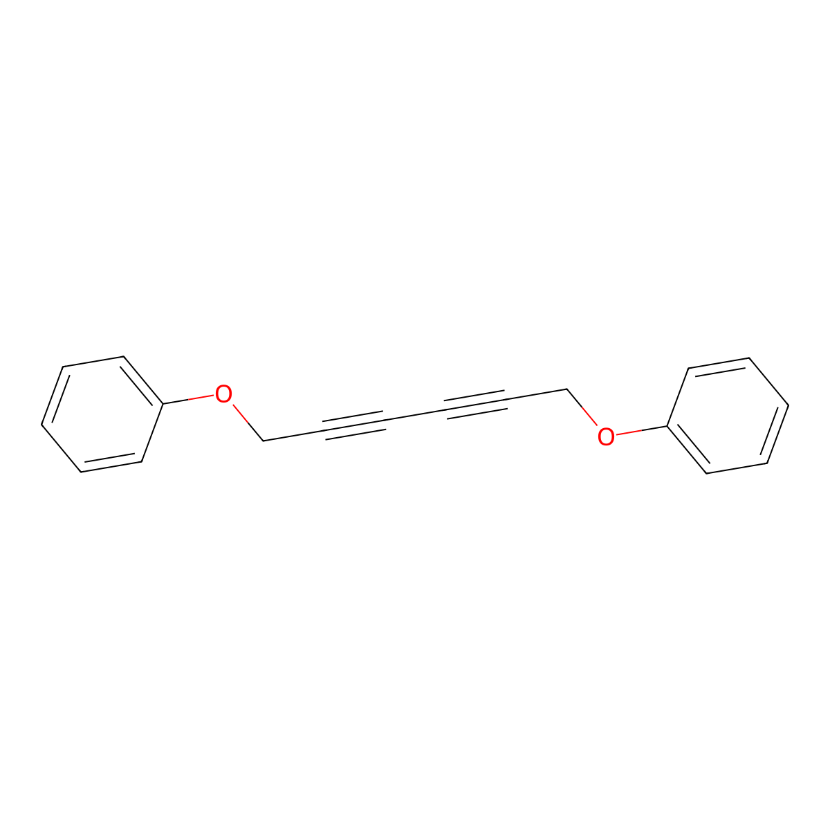 1,6-Diphenoxy-2,4-hexadiyne molecular structure, CAS 17338-03-3