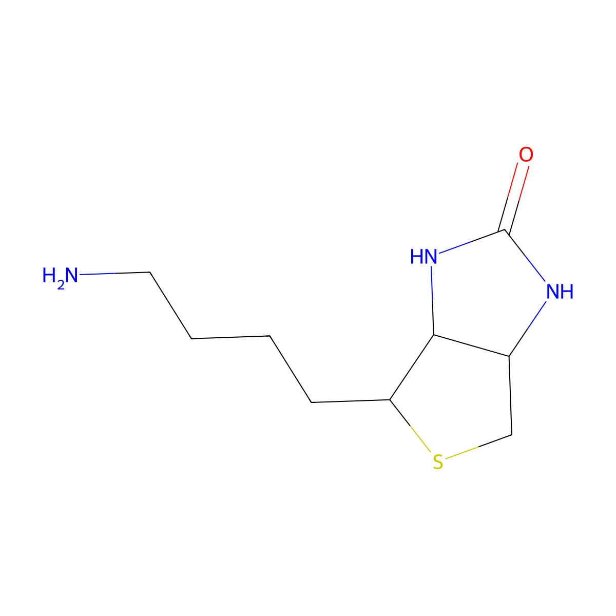 Norbiotinamine molecular structure, CAS 173401-47-3
