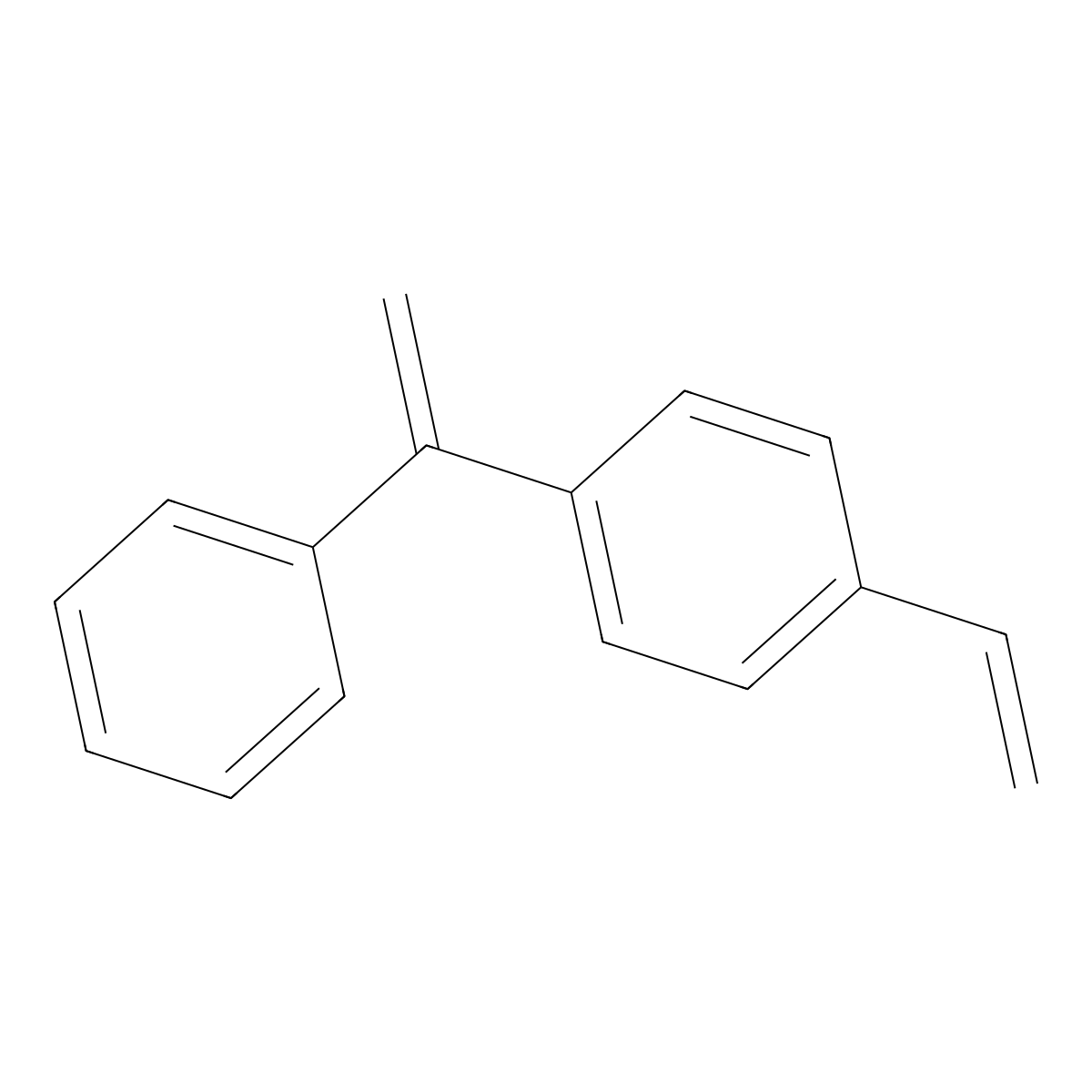 Benzene, 1-ethenyl-4-(1-phenylethenyl)- molecular structure, CAS 17341-28-5