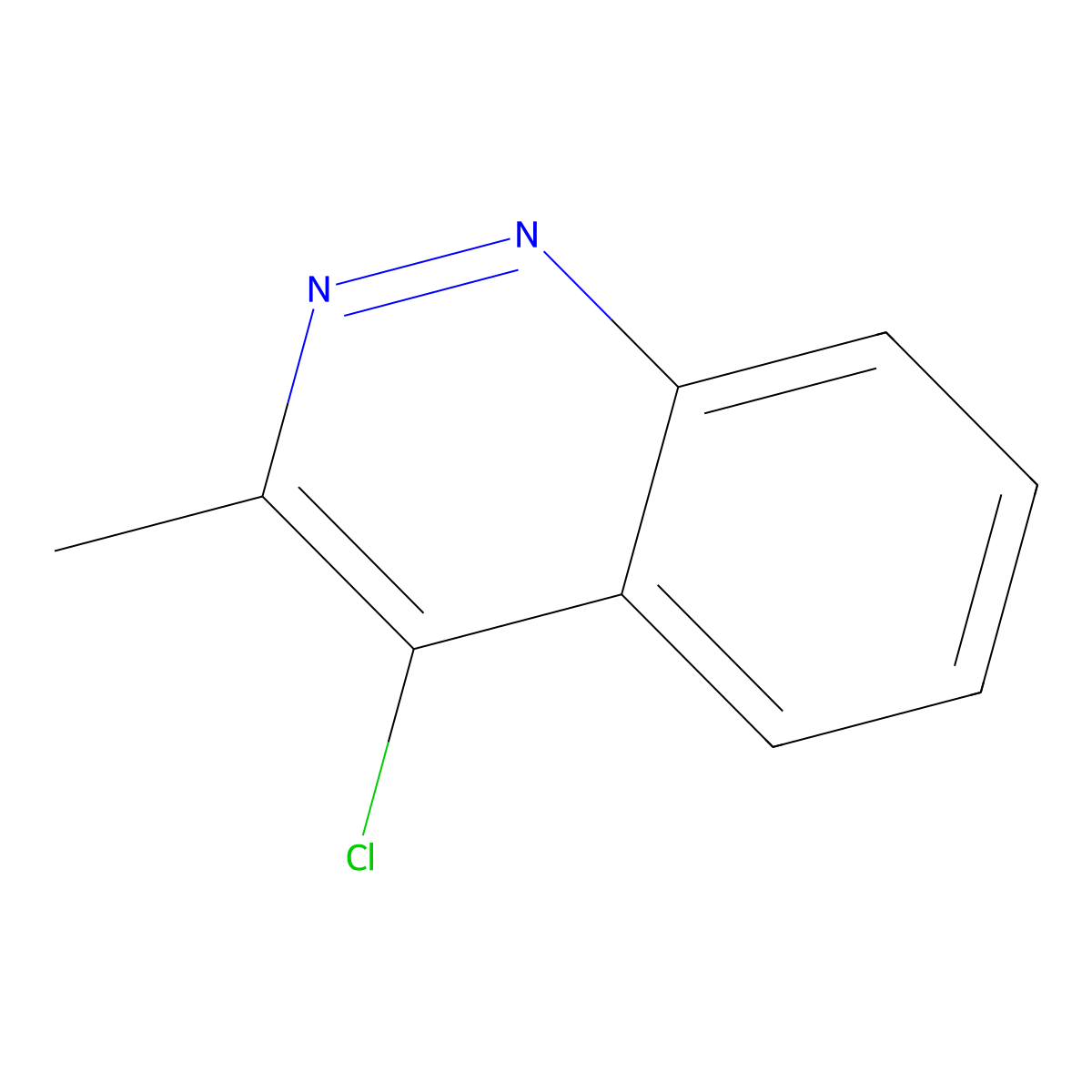 4-Chloro-3-methylcinnoline molecular structure, CAS 173415-33-3