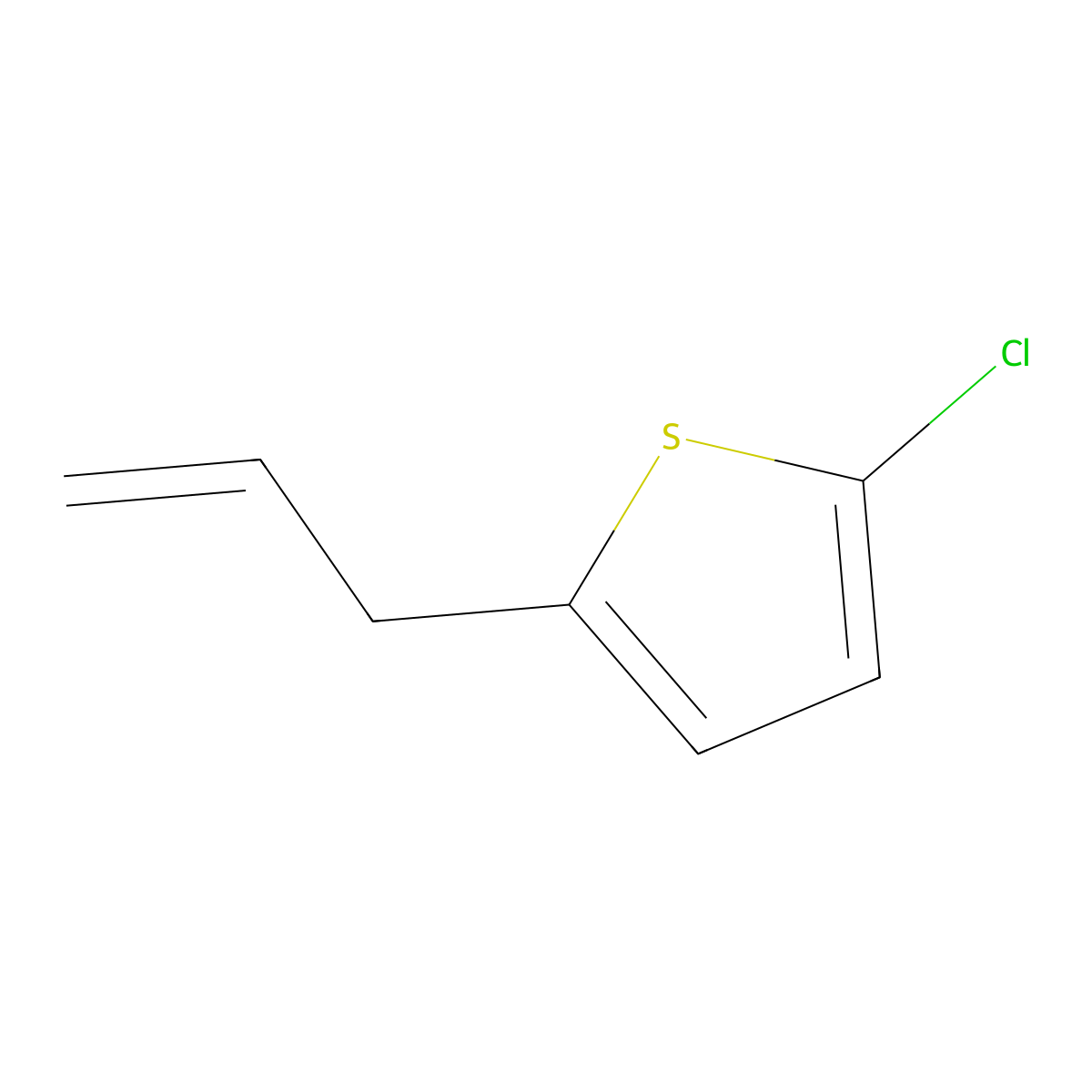 3-(5-Chloro-2-thienyl)-1-propene molecular structure, CAS 173415-71-9
