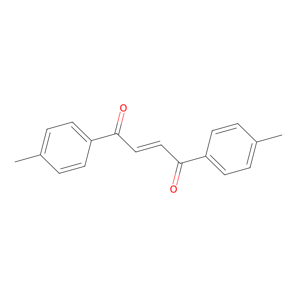 (E)-1,4-bis(4-methylphenyl)-2-butene-1,4-dione molecular structure, CAS 17342-09-5
