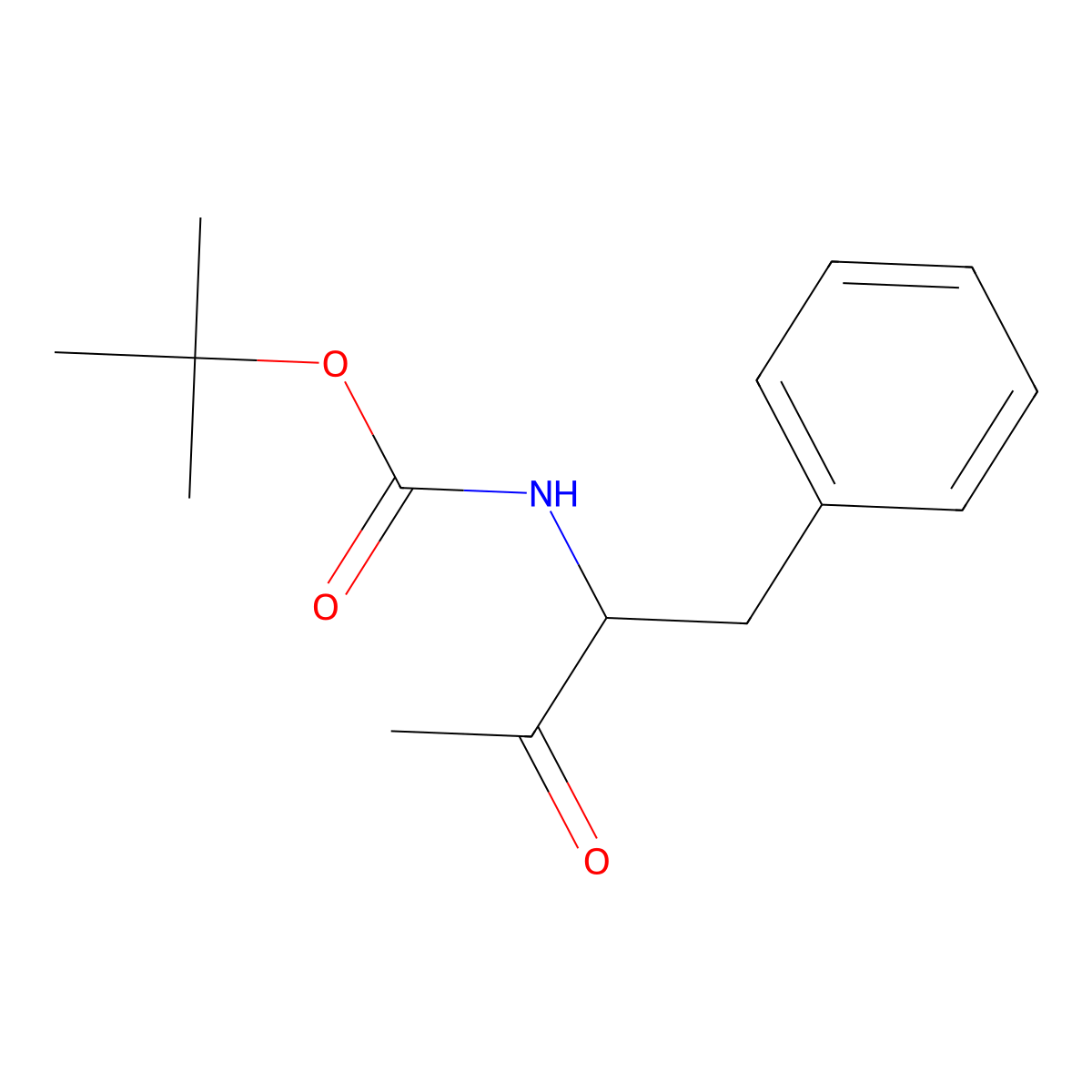 (R)-3-(Boc-amino)-4-phenylbutan-2-one molecular structure, CAS 173423-94-4