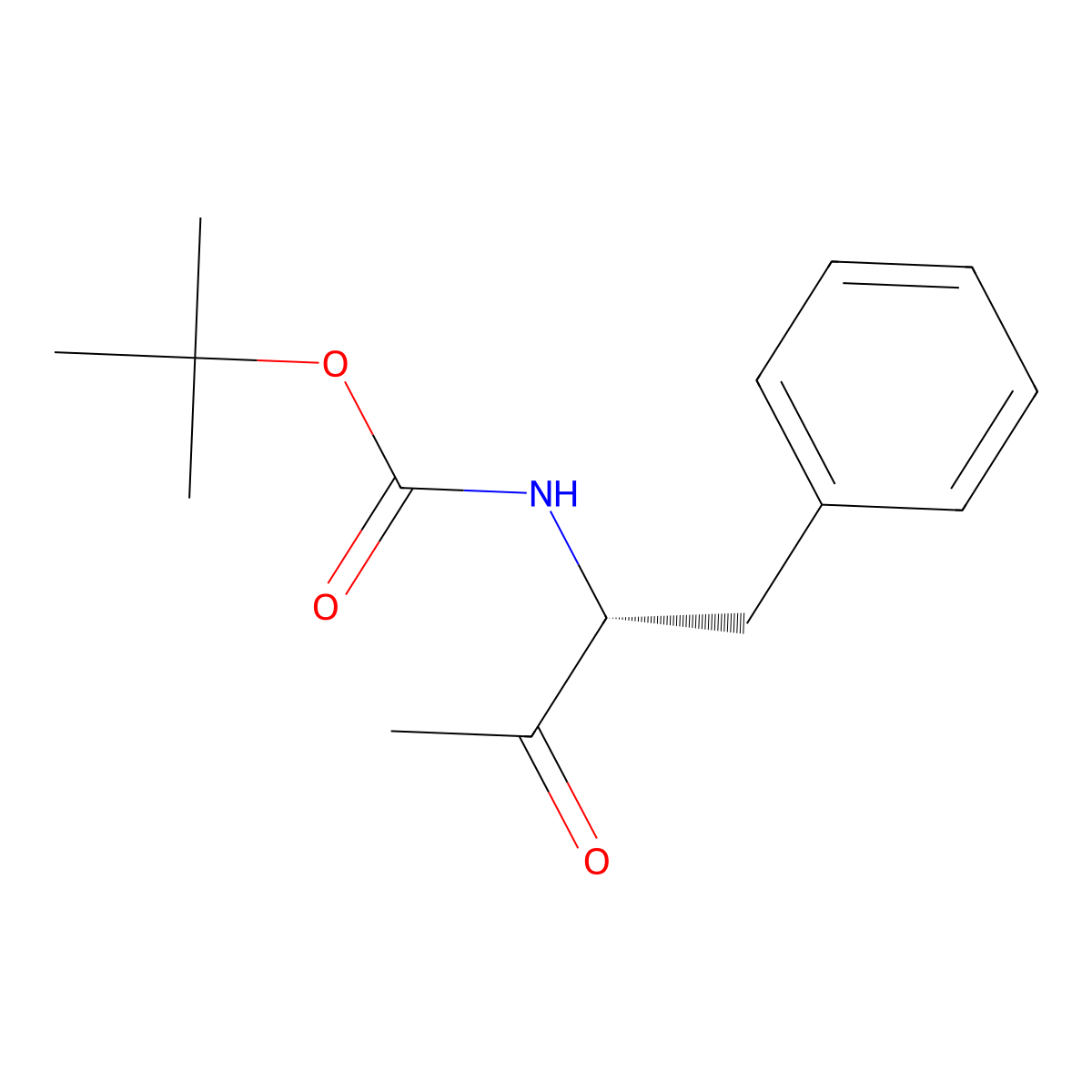 (R)-3-(Boc-amino)-4-phenylbutan-2-one molecular structure, CAS 173423-94-4