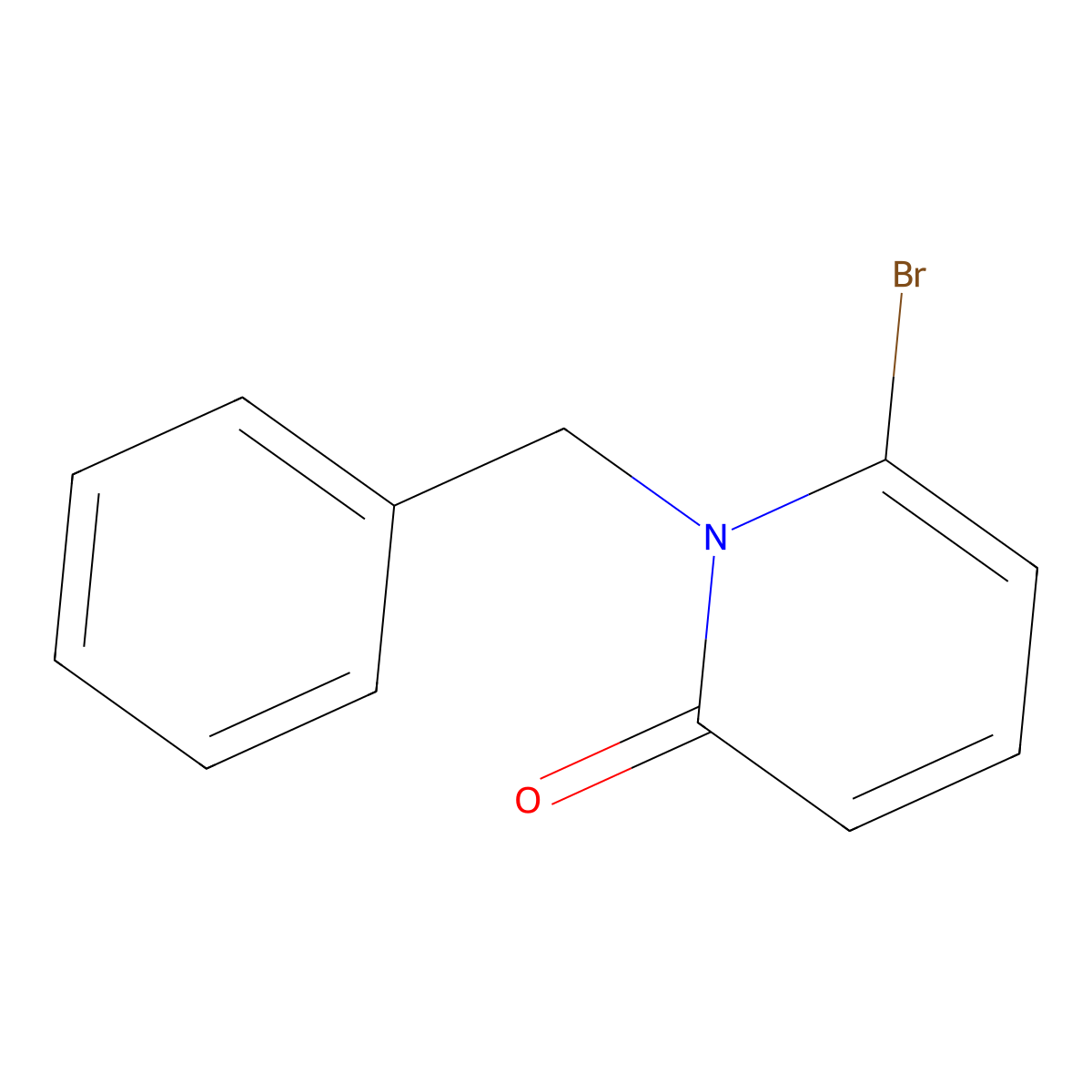 1-Benzyl-6-bromo-1,2-dihydropyridin-2-one molecular structure, CAS 173442-44-9