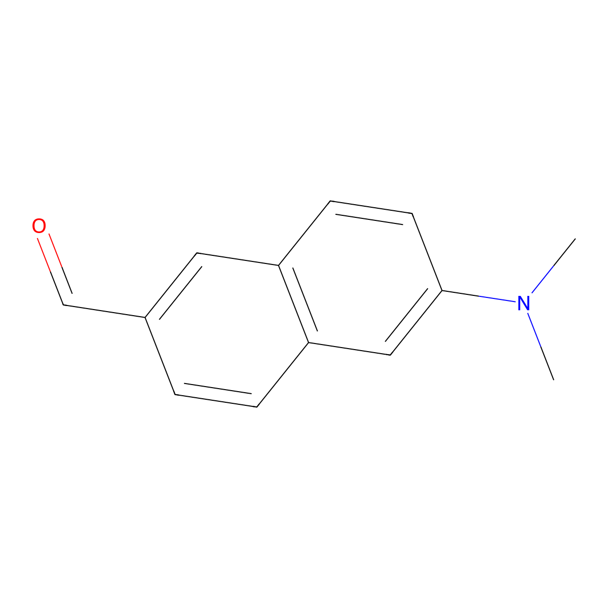 6-Dimethylamino-2-naphthaldehyde molecular structure, CAS 173471-71-1