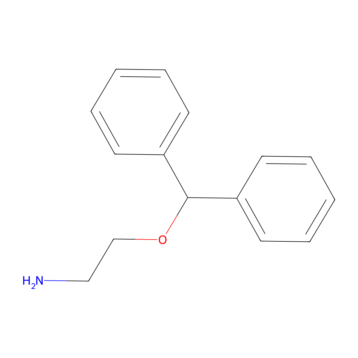 2-(Diphenylmethoxy)ethylamine molecular structure, CAS 17349-94-9