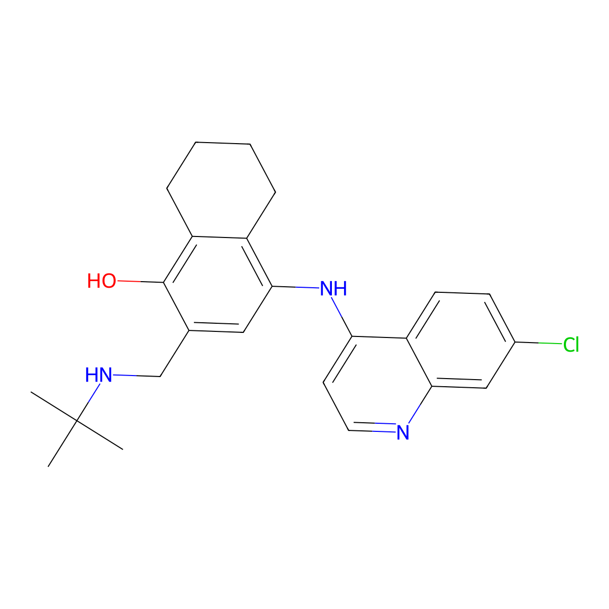 Naphthoquine molecular structure, CAS 173531-57-2