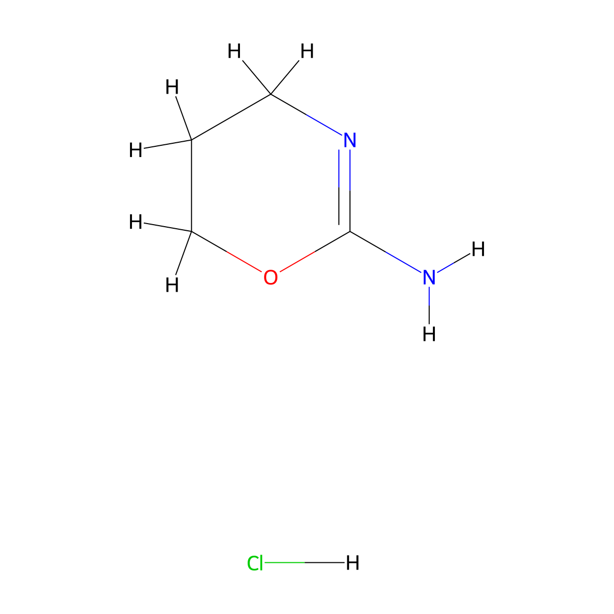 1,3-Oxazinan-2-imine hydrochloride molecular structure, CAS 173556-96-2