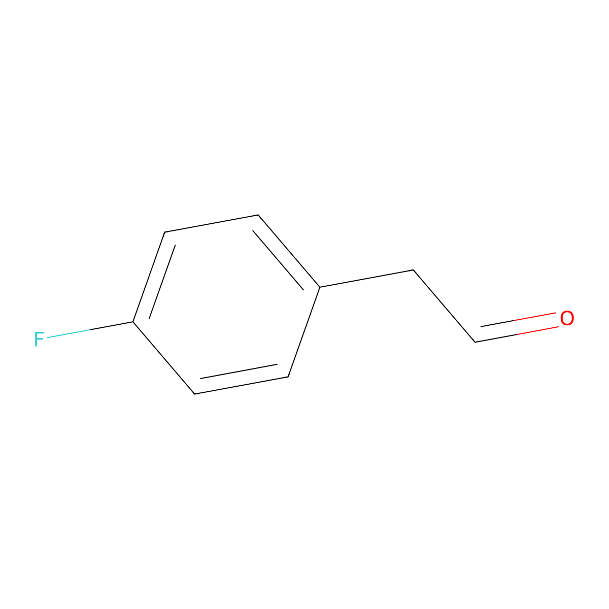 2-(4-Fluorophenyl)acetaldehyde molecular structure, CAS 1736-67-0