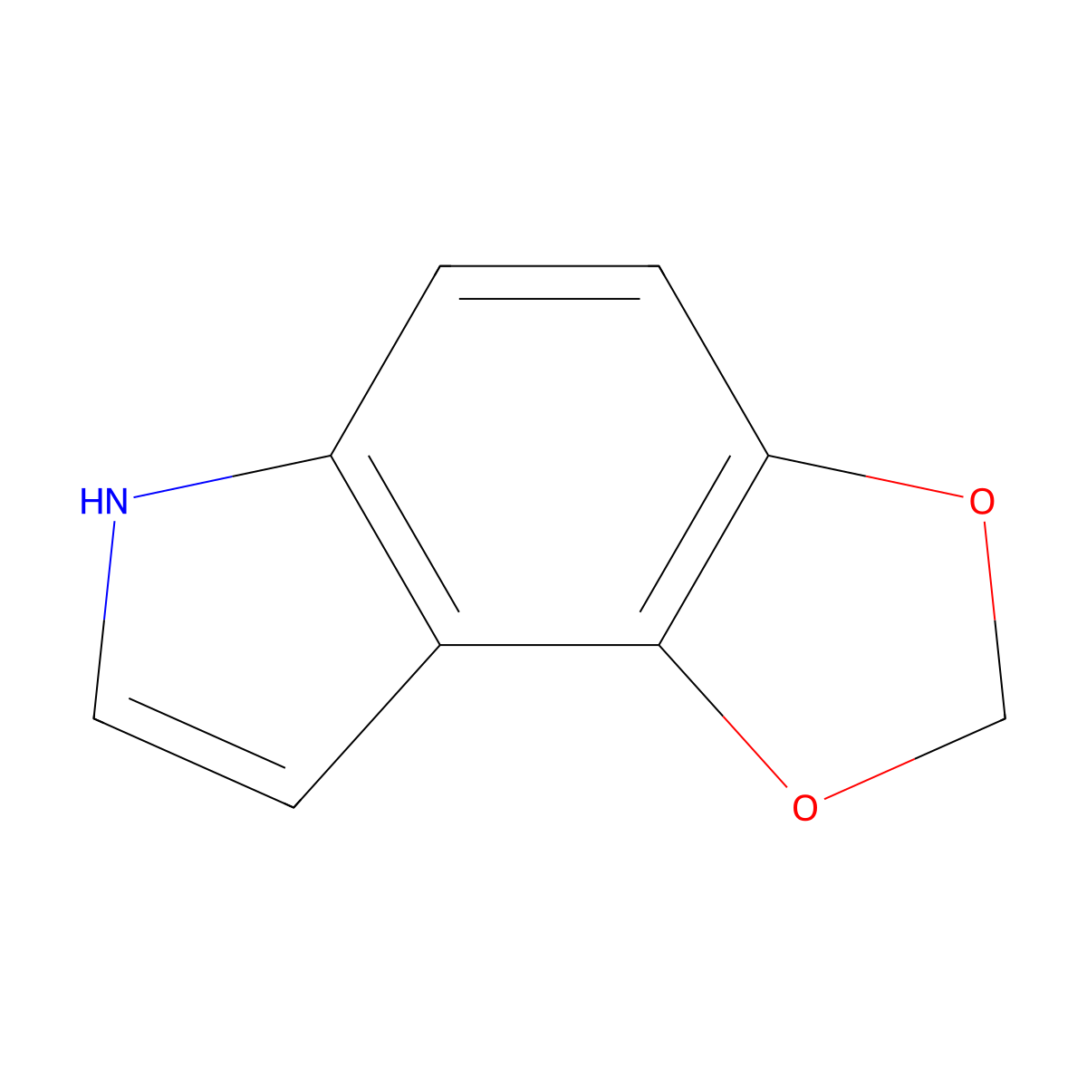 6H-[1,3]Dioxolo[4,5-e]indole molecular structure, CAS 17367-93-0