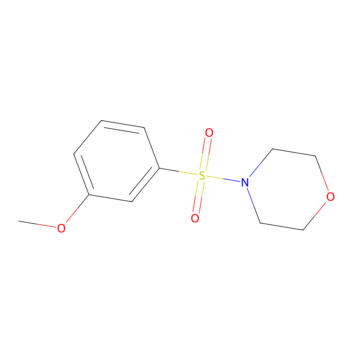 4-(3-Methoxyphenylsulfonyl)morpholine molecular structure, CAS 173681-63-5