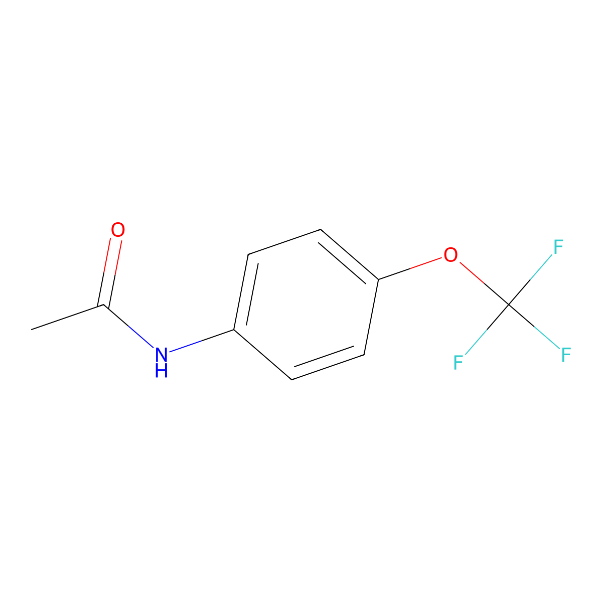 p-Acetanisidide, alpha,alpha,alpha-trifluoro- molecular structure, CAS 1737-06-0