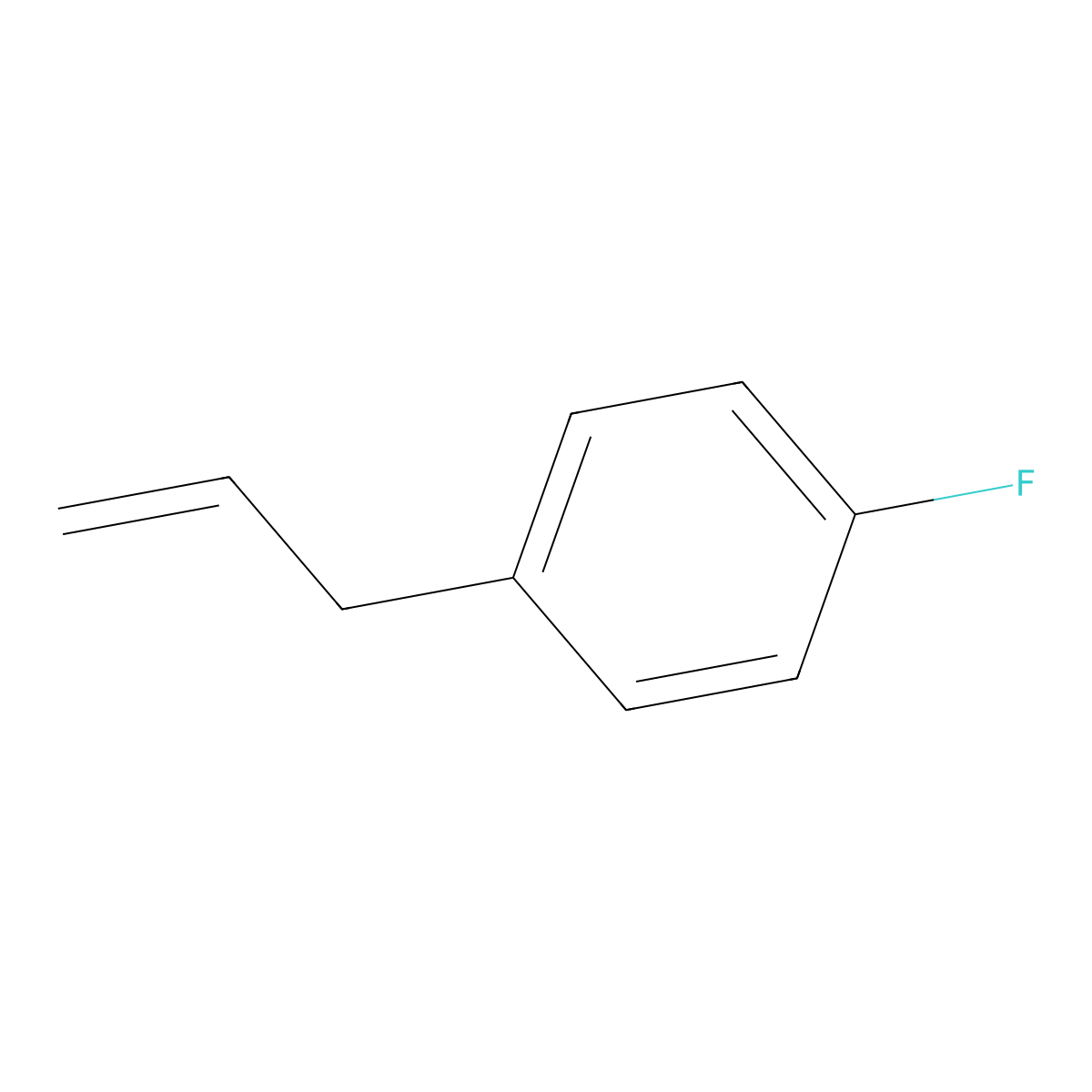 1-Allyl-4-fluorobenzene molecular structure, CAS 1737-16-2