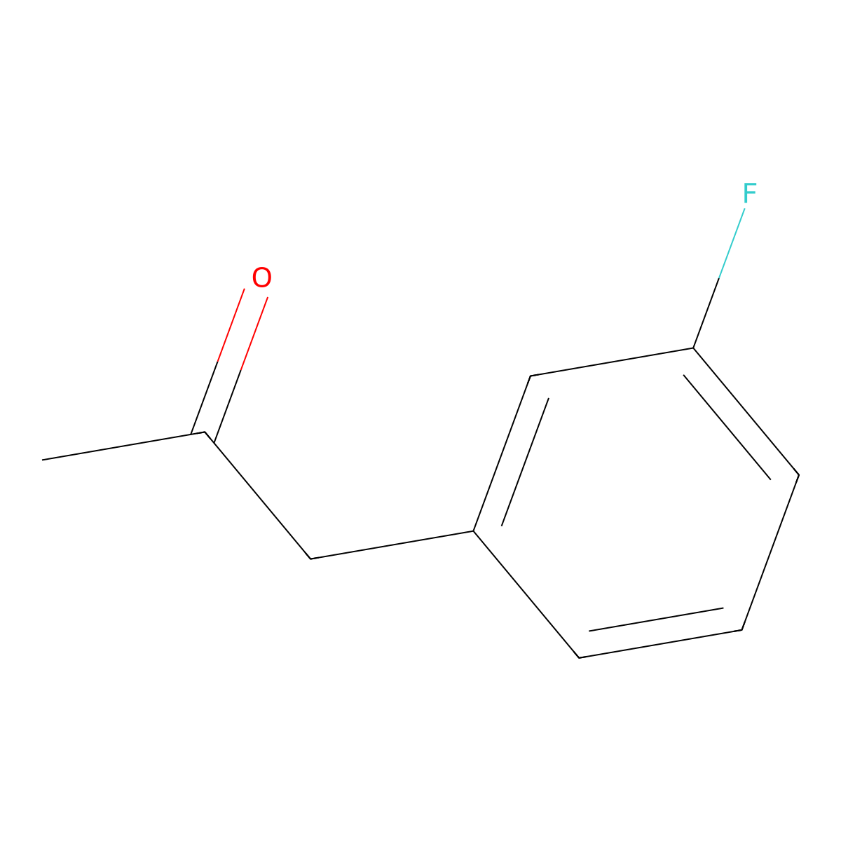 3-Fluorophenylacetone molecular structure, CAS 1737-19-5