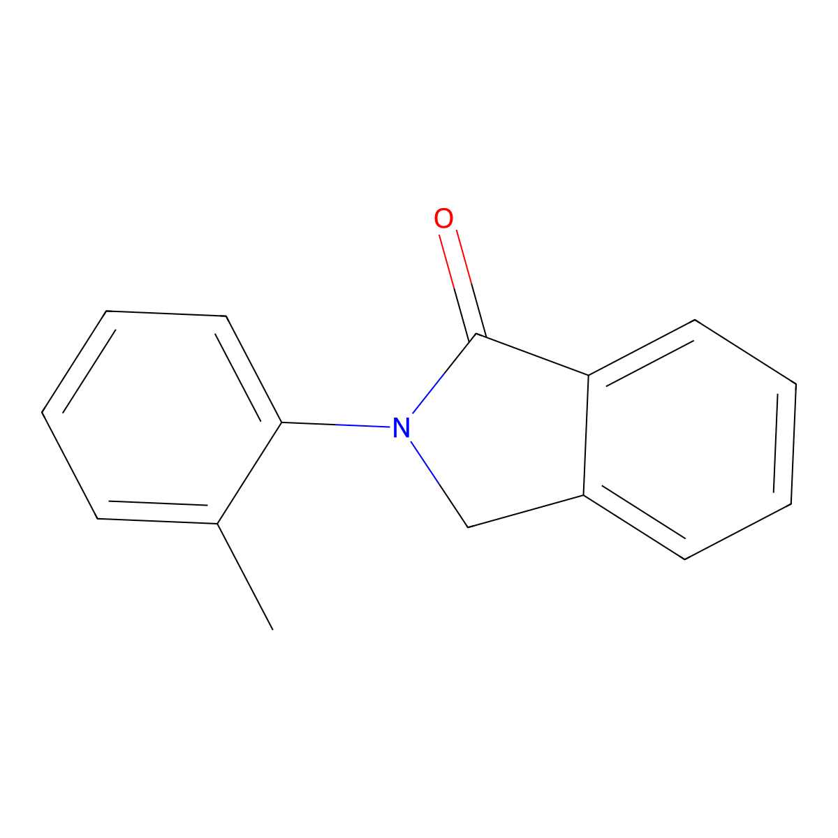 2-(2-methylphenyl)-3H-isoindol-1-one molecular structure, CAS 17372-63-3