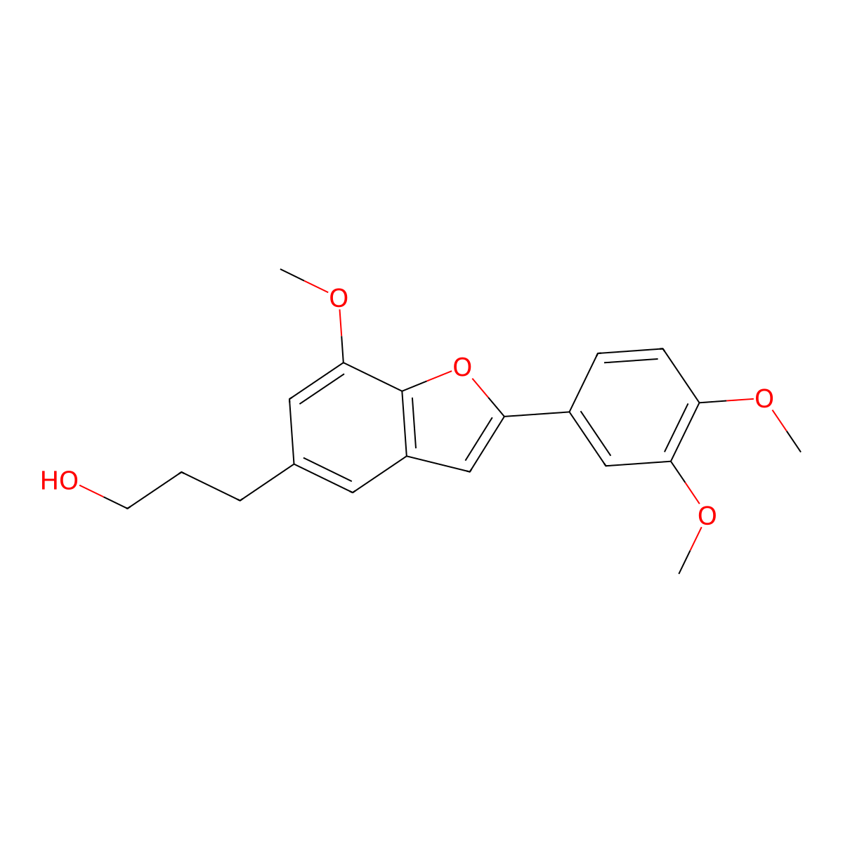 Homoegonol molecular structure, CAS 17375-66-5
