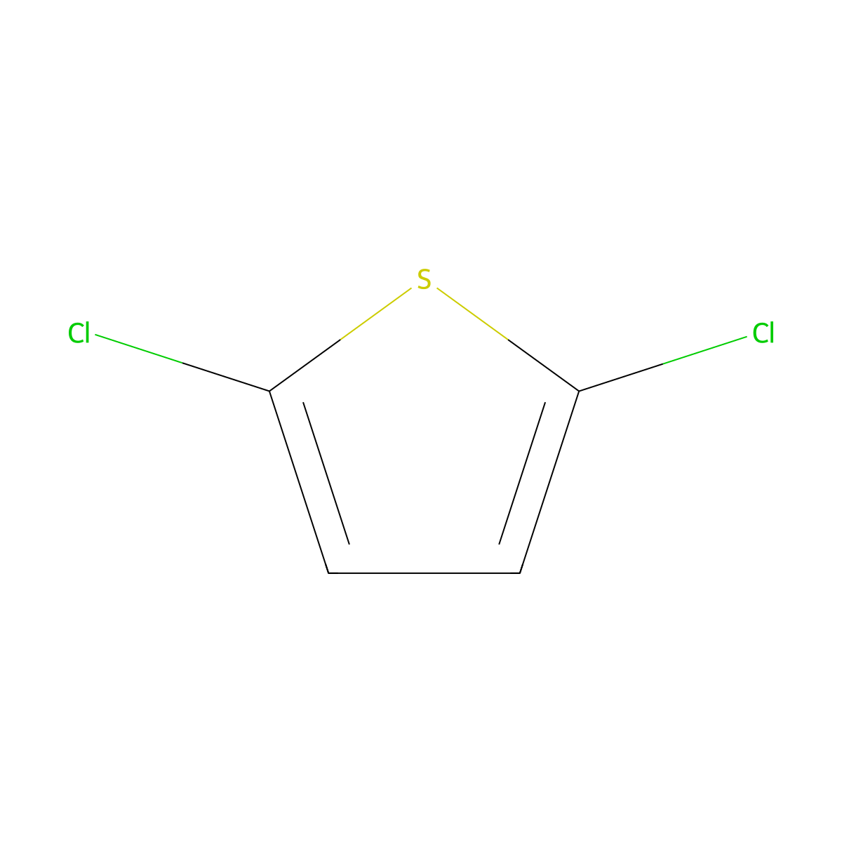 2,5-Dichlorothiophene molecular structure, CAS 173777-89-4