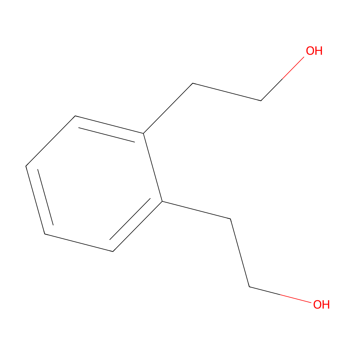 2-[2-(2-Hydroxyethyl)phenyl]ethan-1-ol molecular structure, CAS 17378-99-3