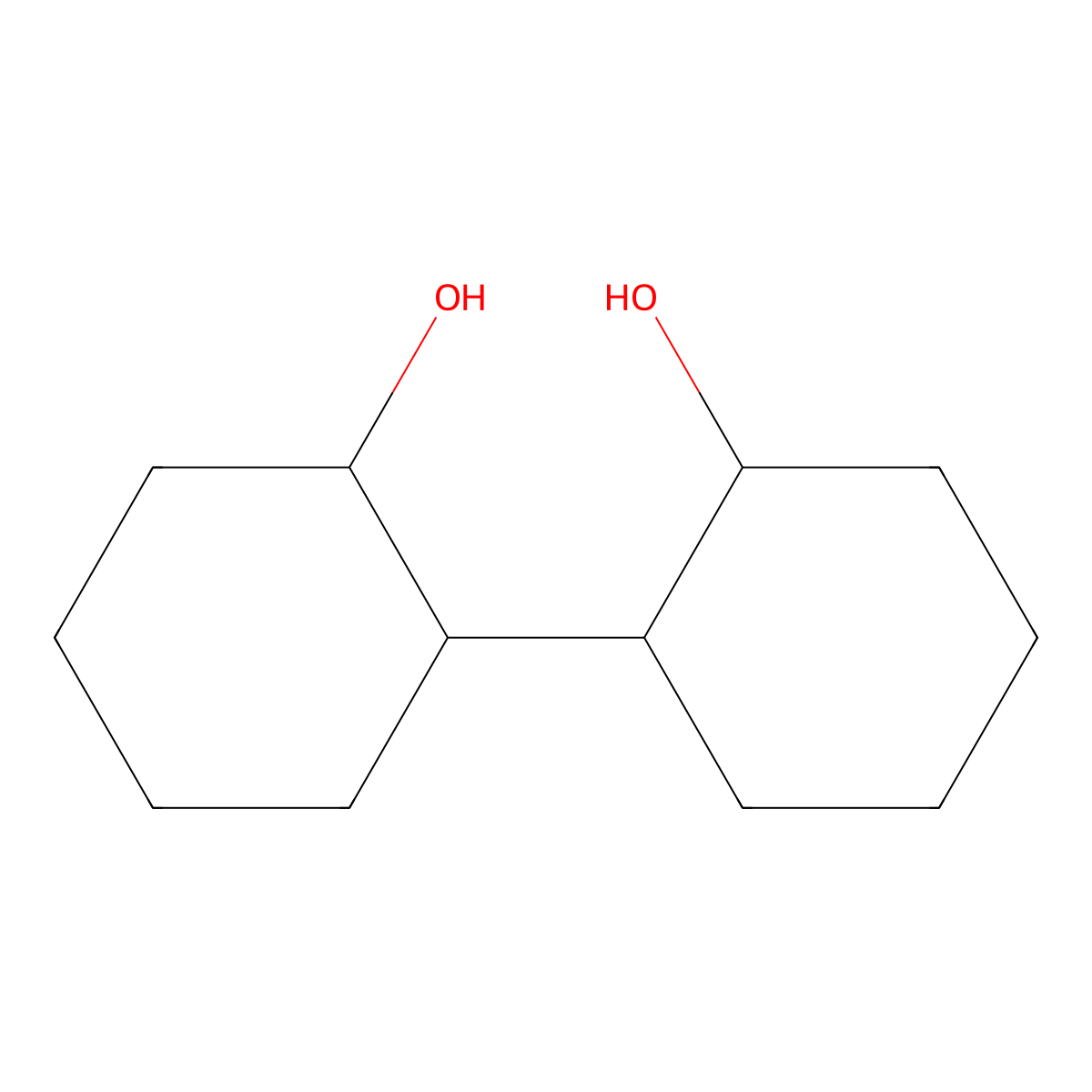 (1,1'-Bi(cyclohexane))-2,2'-diol molecular structure, CAS 17385-36-3
