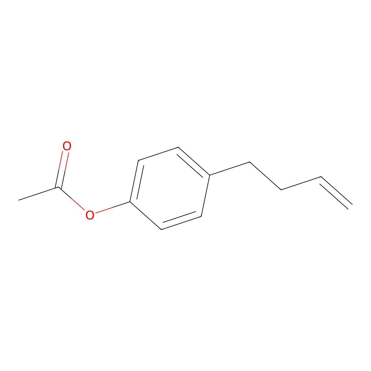 4-(4-Acetoxyphenyl)-1-butene molecular structure, CAS 173852-01-2