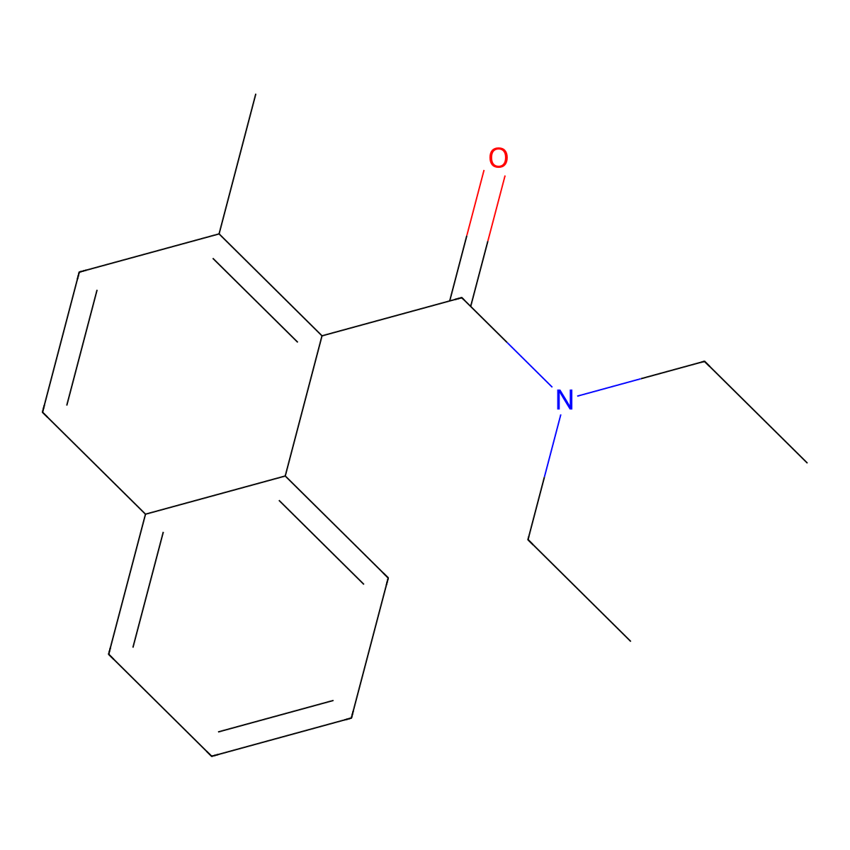 N,N-Diethyl-2-methylnaphthalene-1-carboxamide molecular structure, CAS 173852-15-8