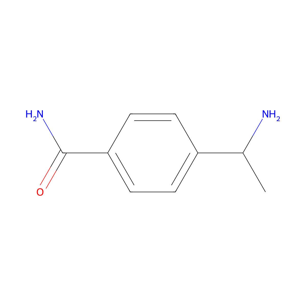 (R)-4-(1-Aminoethyl)benzamide molecular structure, CAS 173898-21-0