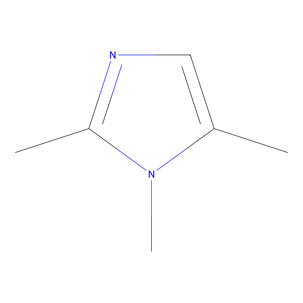 1,2,5-Trimethyl-1H-imidazole molecular structure, CAS 1739-81-7