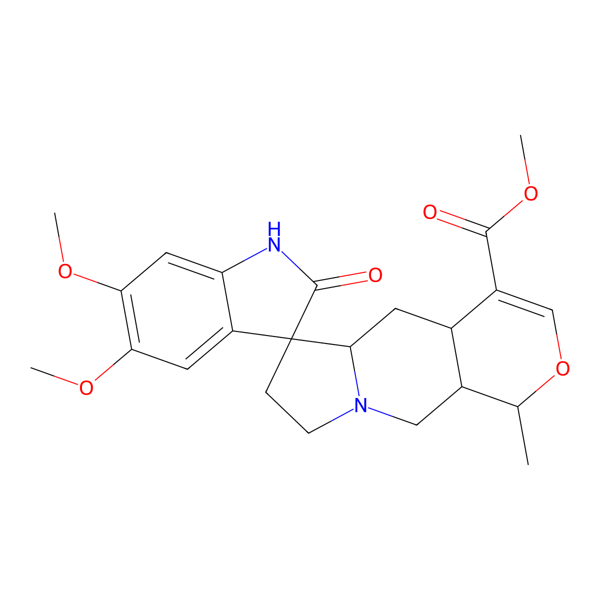 Isocarapanaubine molecular structure, CAS 17391-09-2