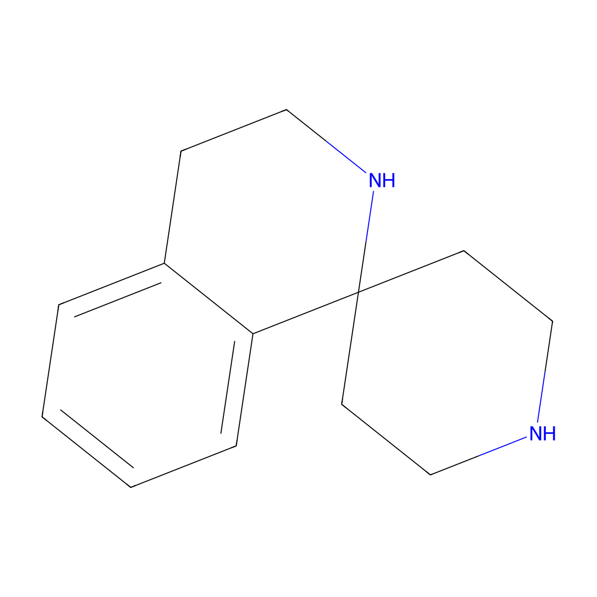 3,4-dihydro-2H-spiro[isoquinoline-1,4'-piperidine] molecular structure, CAS 173944-07-5
