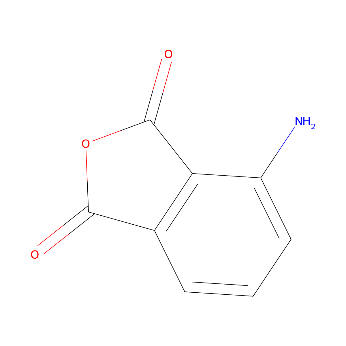 4-Aminoisobenzofuran-1,3-dione molecular structure, CAS 17395-99-2