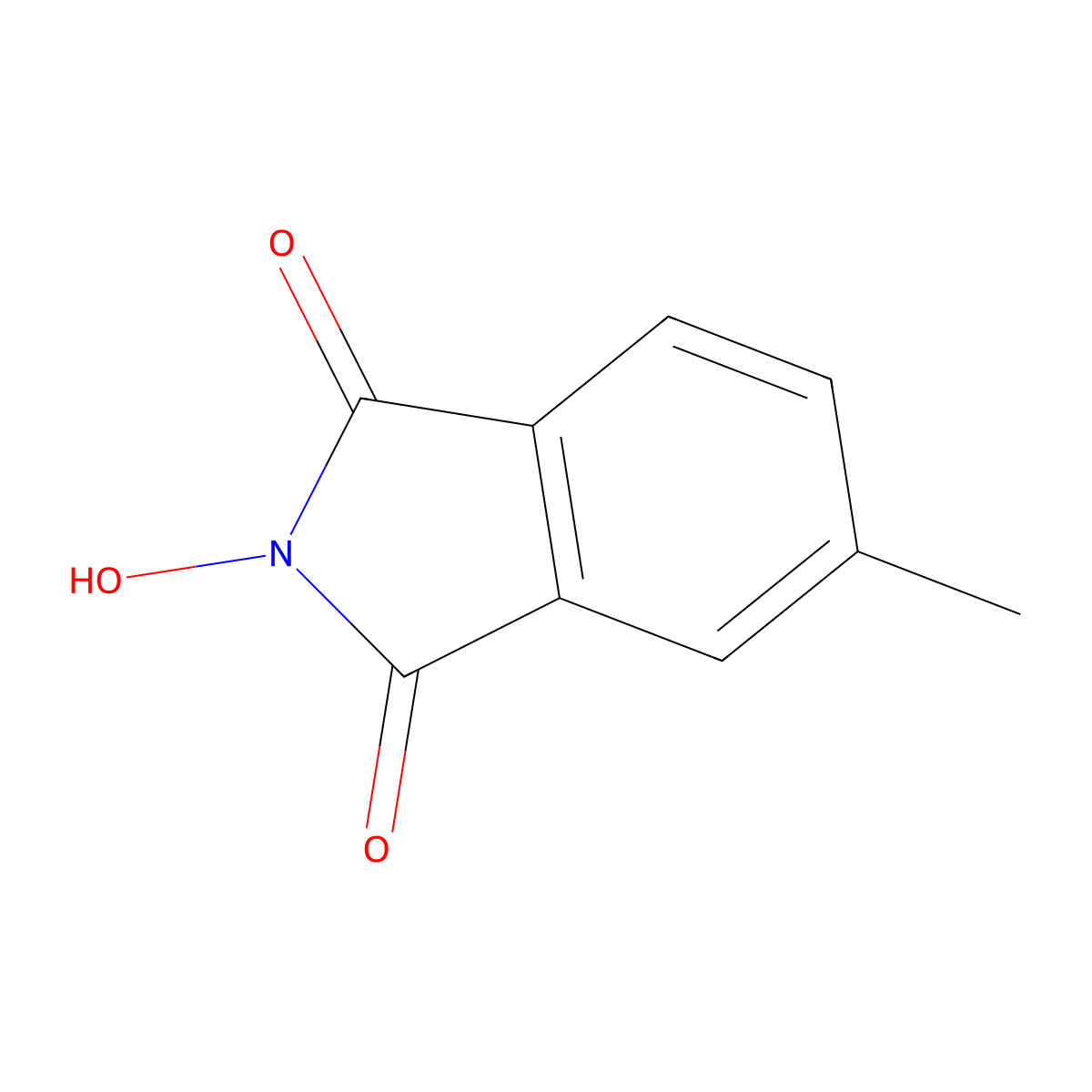 2-Hydroxy-5-methyl-1H-isoindole-1,3(2H)-dione molecular structure, CAS 173962-59-9