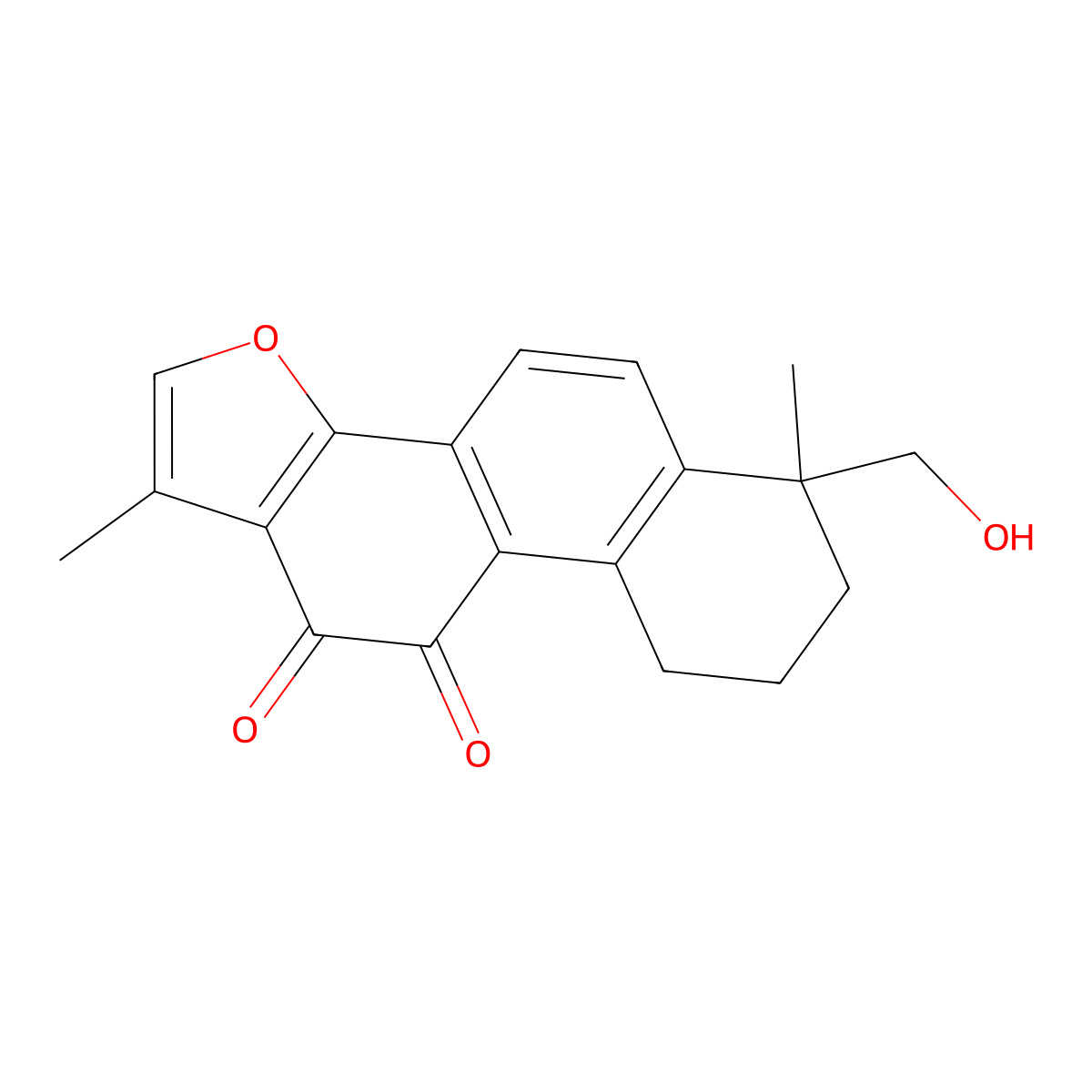 Tanshinone Iib molecular structure, CAS 17397-93-2