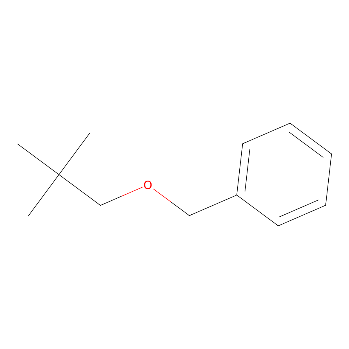 Benzene, [(2,2-dimethylpropoxy)methyl]- molecular structure, CAS 173976-65-3
