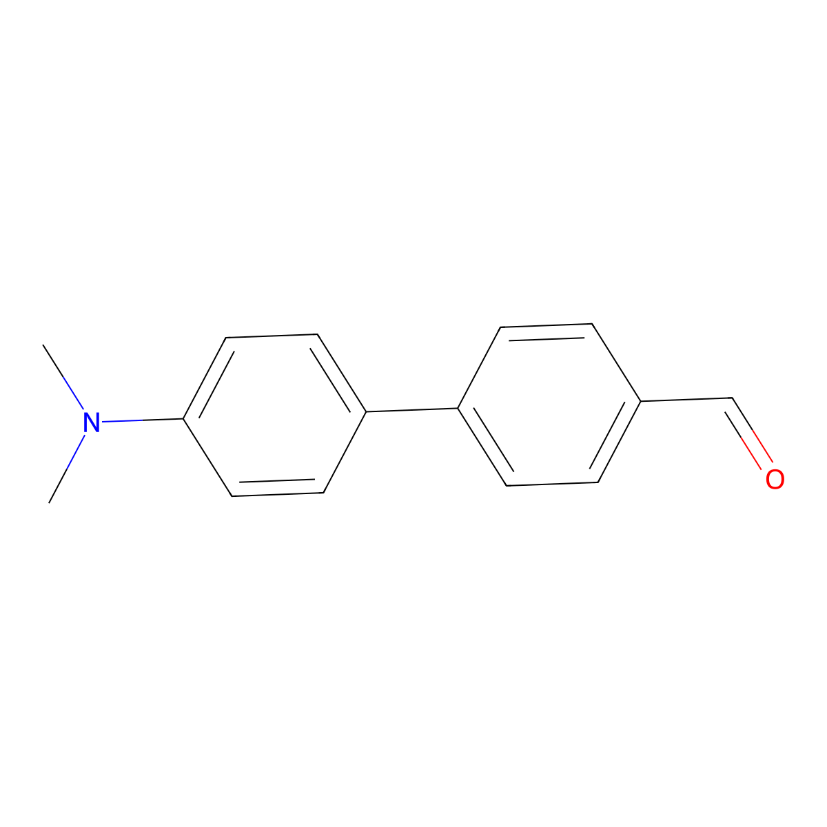 4-[4-(Dimethylamino)phenyl]benzaldehyde molecular structure, CAS 173991-06-5