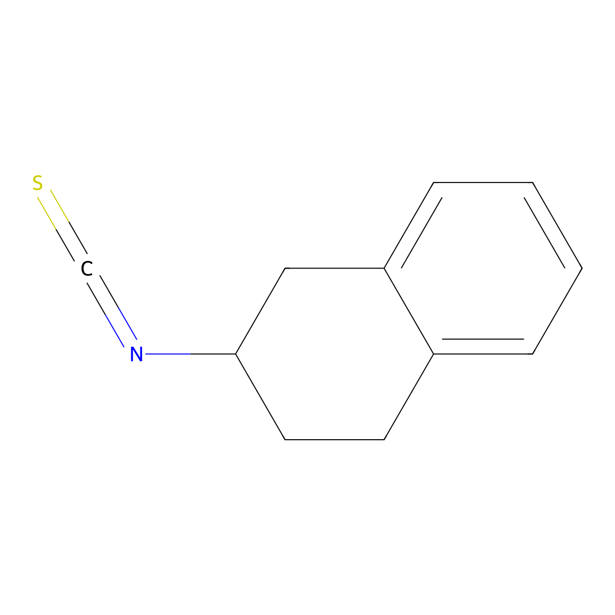 2-Isothiocyanato-1,2,3,4-tetrahydronaphthalene molecular structure, CAS 173996-69-5