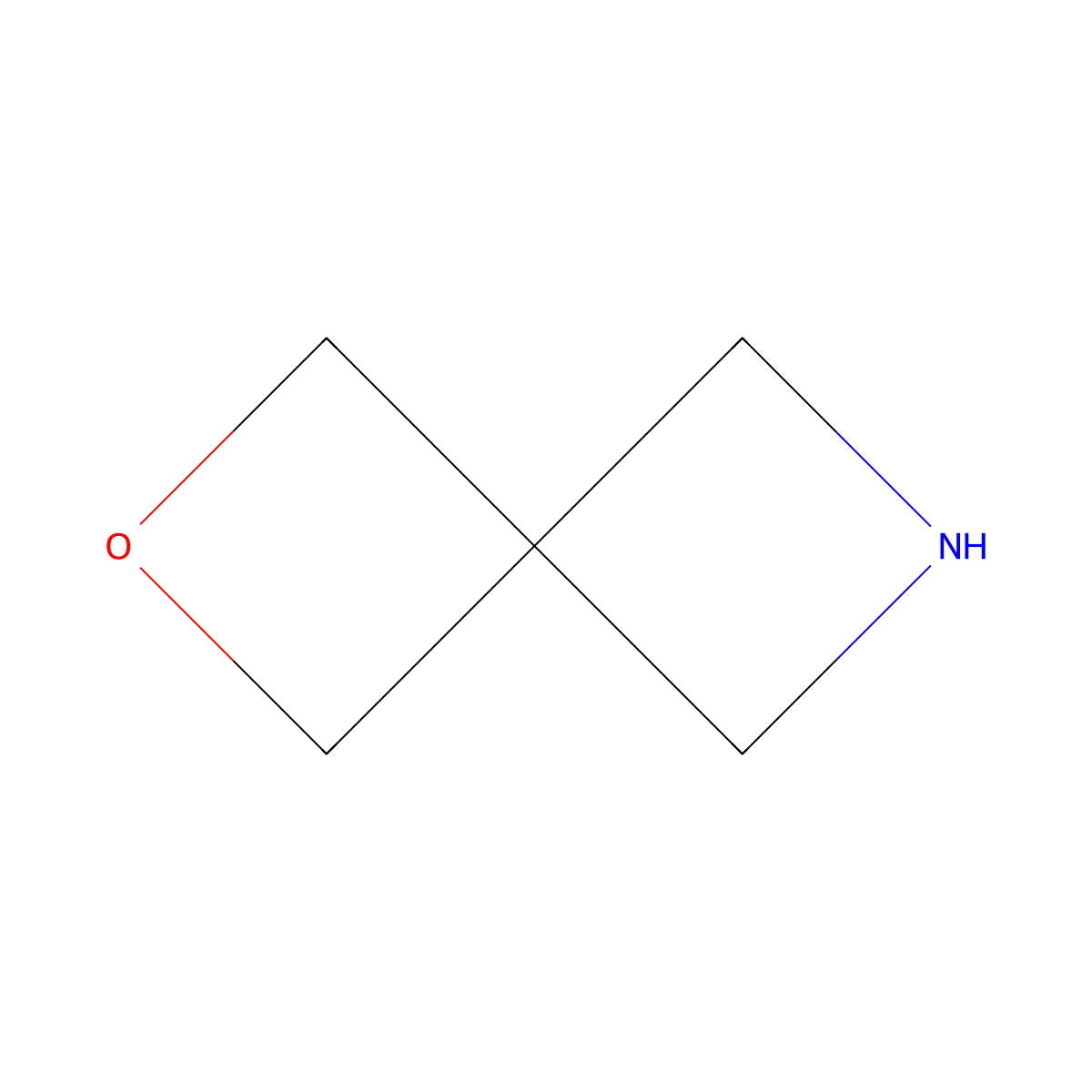 2-Oxa-6-azaspiro[3.3]heptane molecular structure, CAS 174-78-7