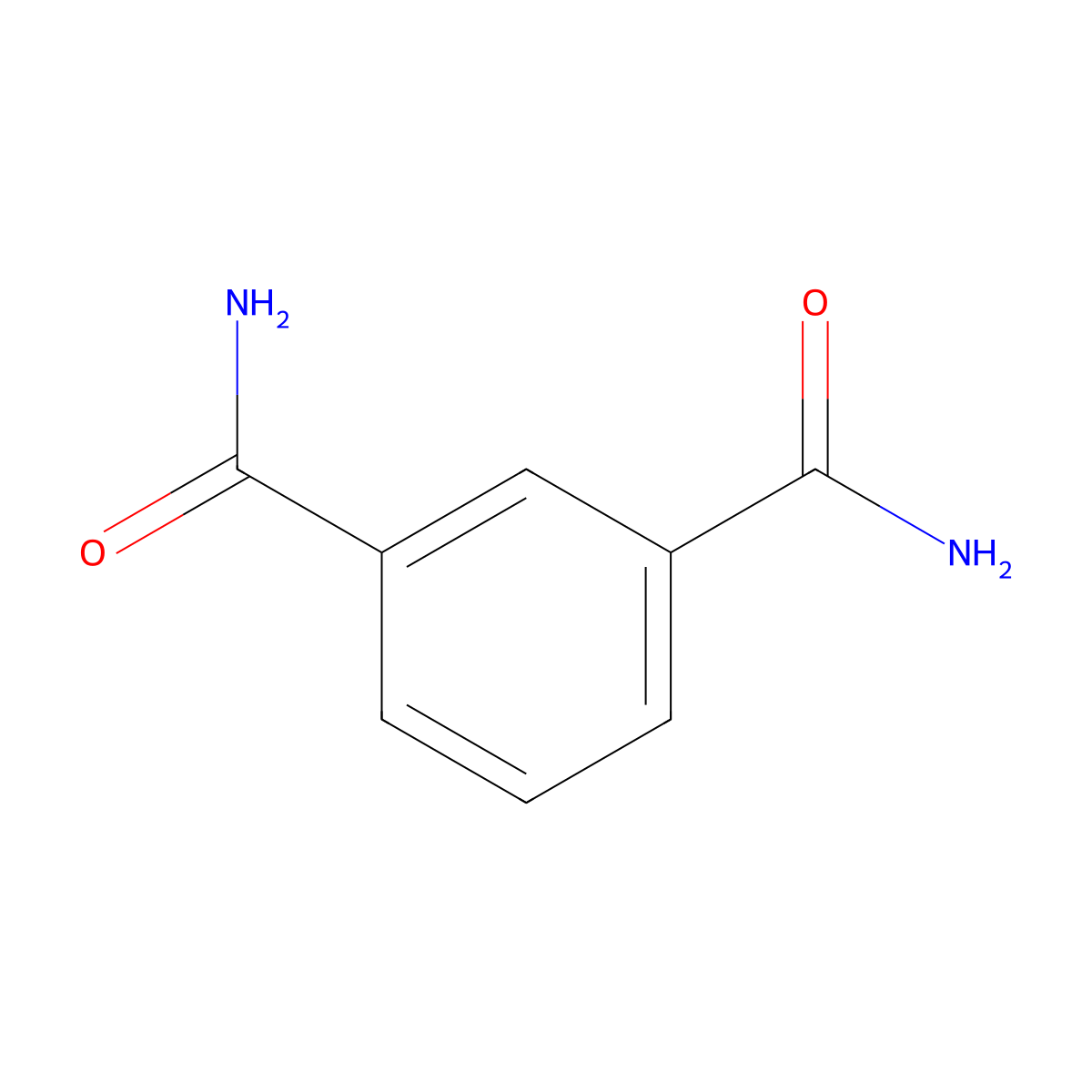 Isophthalamide molecular structure, CAS 1740-57-4