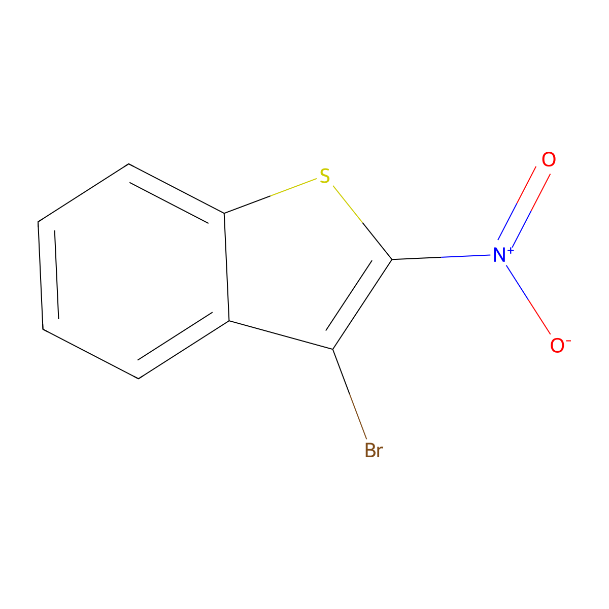 3-Bromo-2-nitro-benzo(b)thiophene molecular structure, CAS 17402-78-7