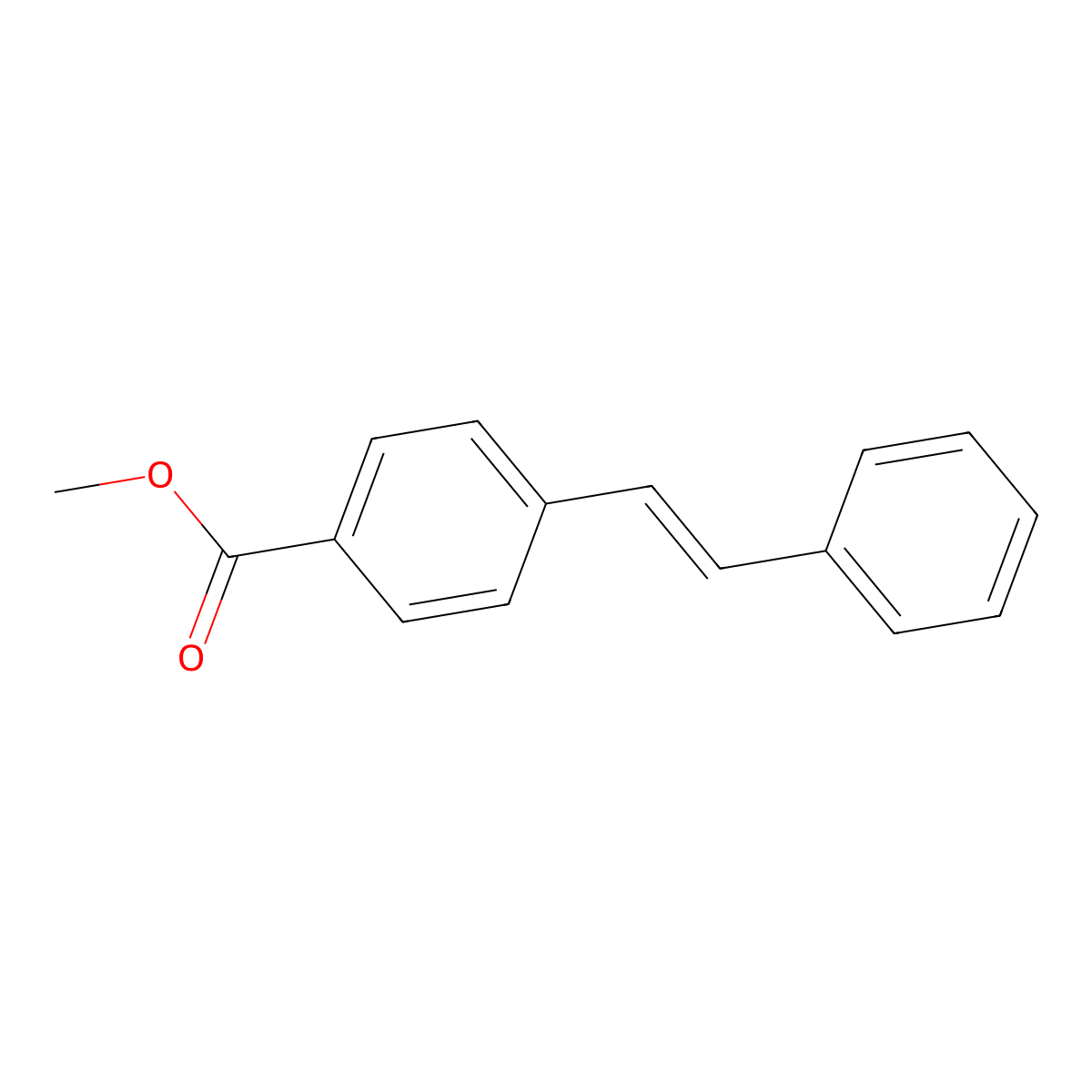 4-(Methoxycarbonyl)stilbene molecular structure, CAS 17404-87-4