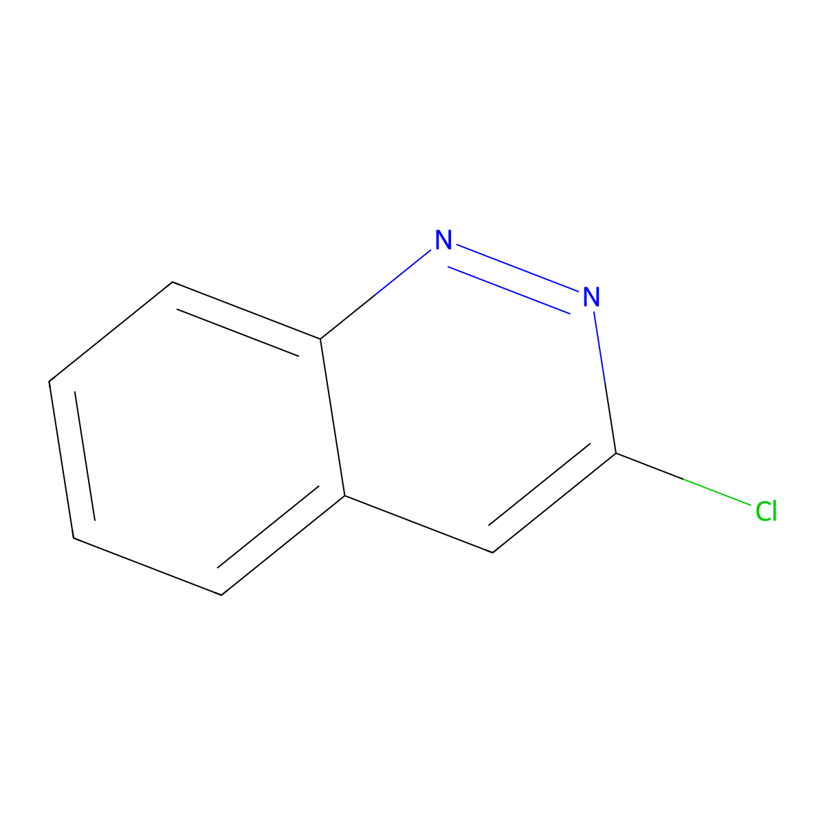 3-Chlorocinnoline molecular structure, CAS 17404-90-9