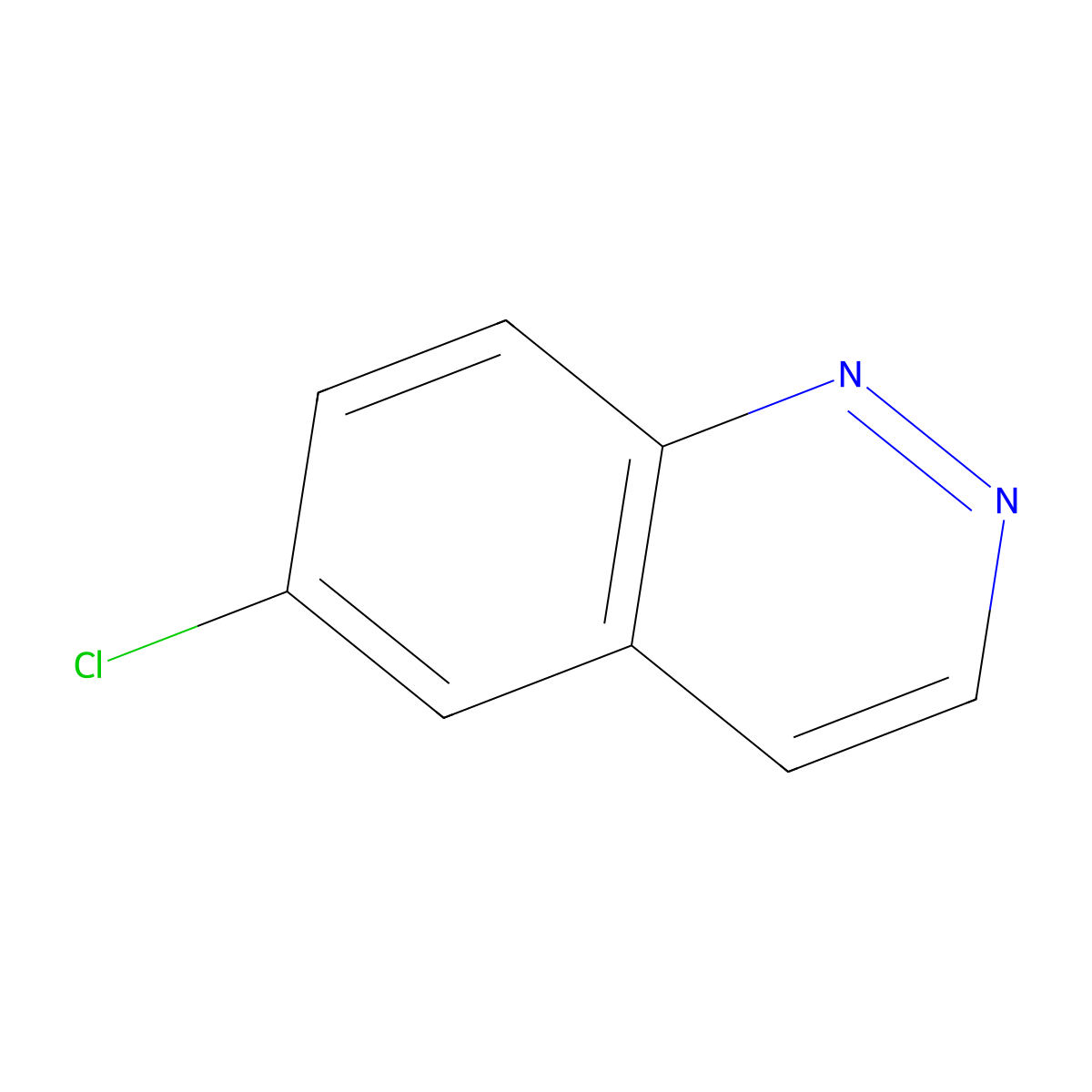 6-Chlorocinnoline molecular structure, CAS 17404-91-0