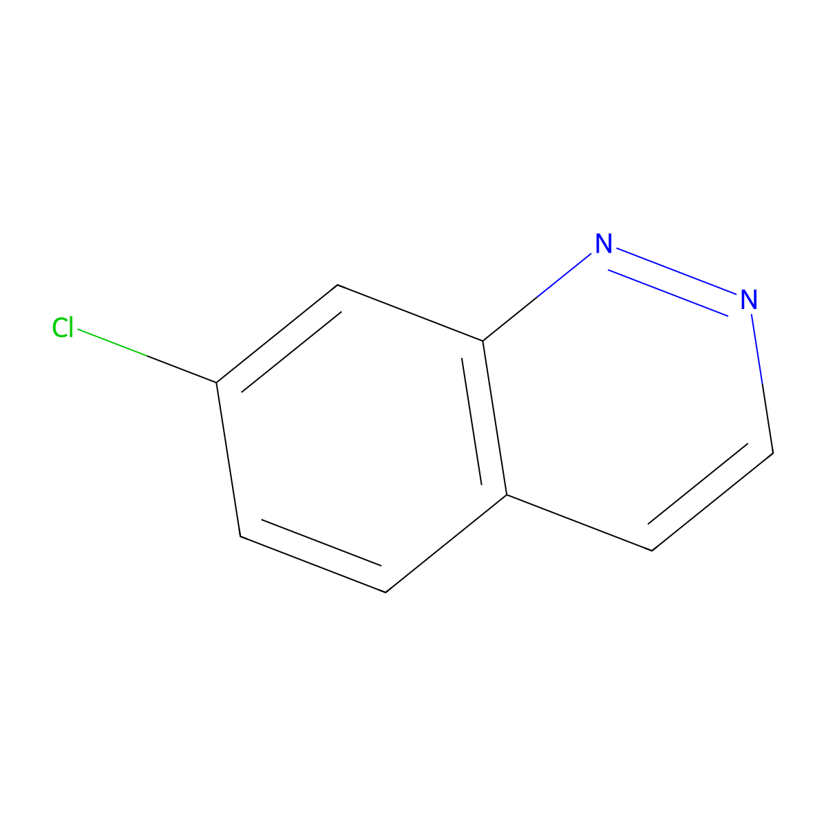 7-Chlorocinnoline molecular structure, CAS 17404-92-1