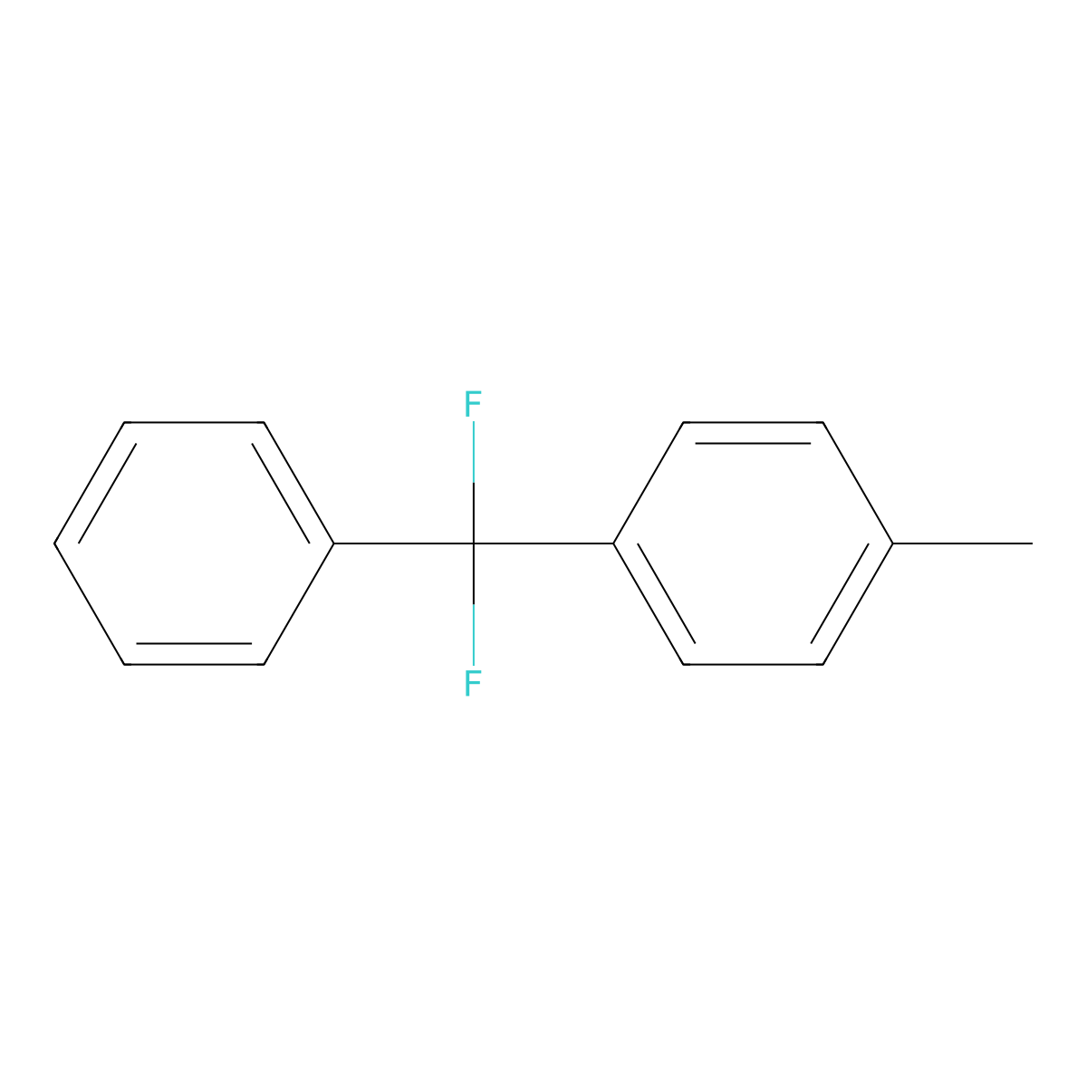 1-(Difluorophenylmethyl)-4-methylbenzene molecular structure, CAS 174075-29-7