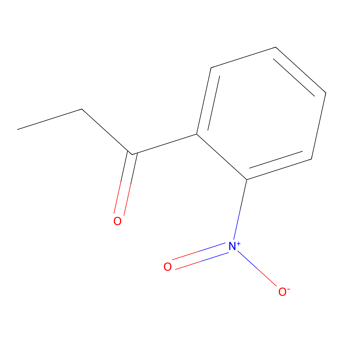 1-(2-Nitrophenyl)propan-1-one molecular structure, CAS 17408-15-0