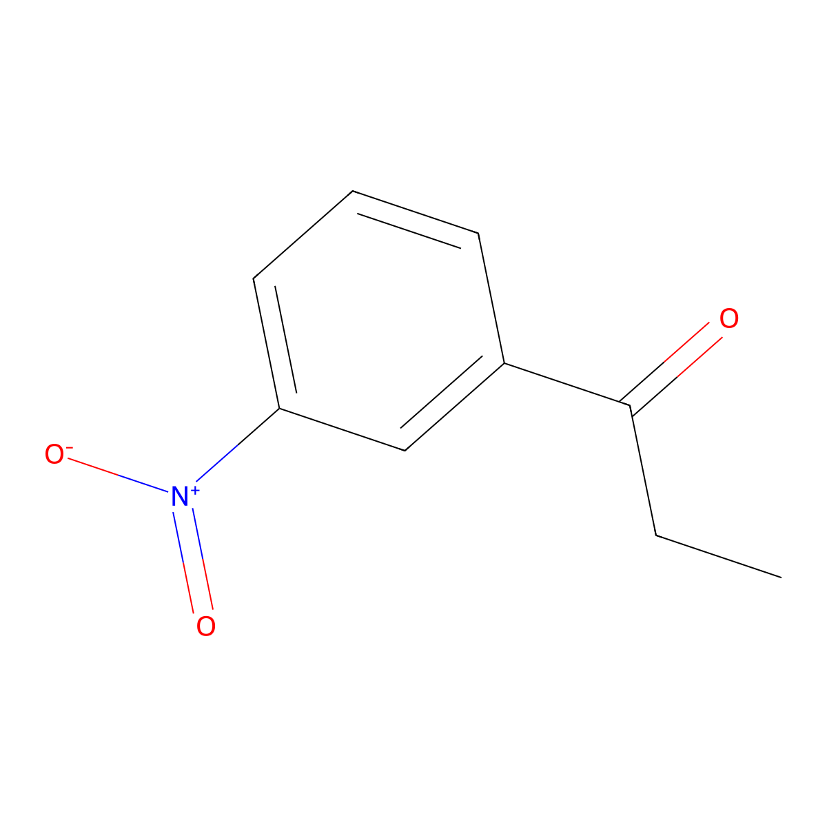 3'-Nitropropiophenone molecular structure, CAS 17408-16-1
